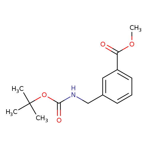 Benzoic acid, 3-[[[(1,1-dimethylethoxy)carbonyl]amino]methyl]-, methyl ester