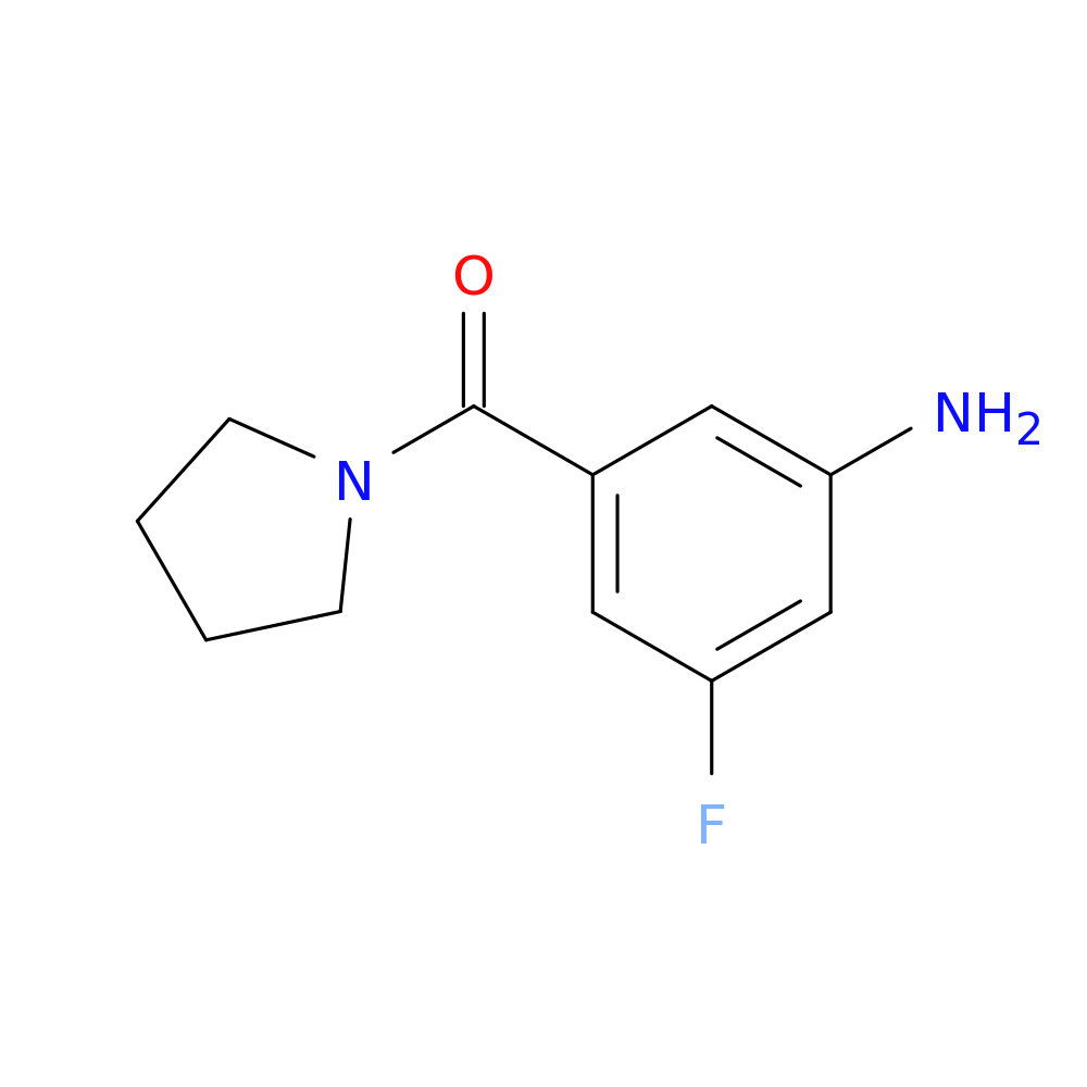 (3-Amino-5-fluoro-phenyl)-pyrrolidin-1-yl-methanone