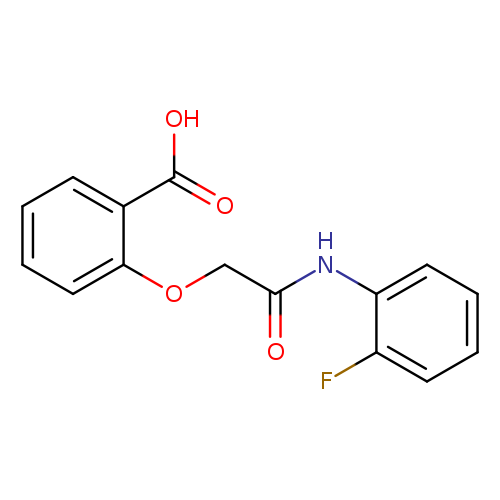 2-{[(2-fluorophenyl)carbamoyl]methoxy}benzoic acid