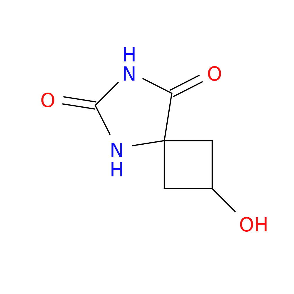 2-Hydroxy-5,7-diazaspiro[3.4]octane-6,8-dione