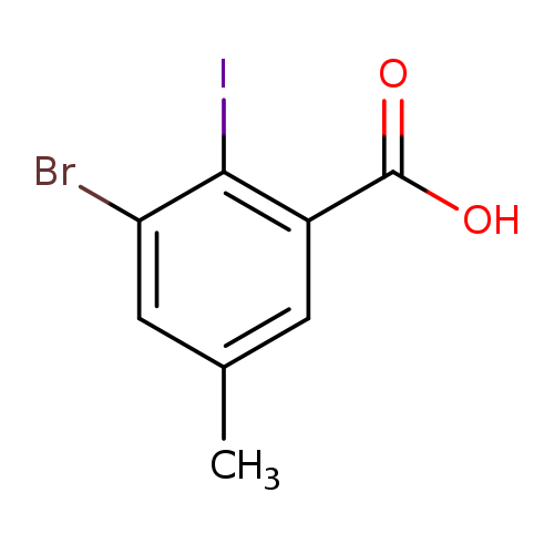 3-Bromo-2-iodo-5-methylbenzoic acid