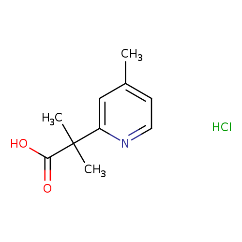 2-methyl-2-(4-methylpyridin-2-yl)propanoic acid hydrochloride