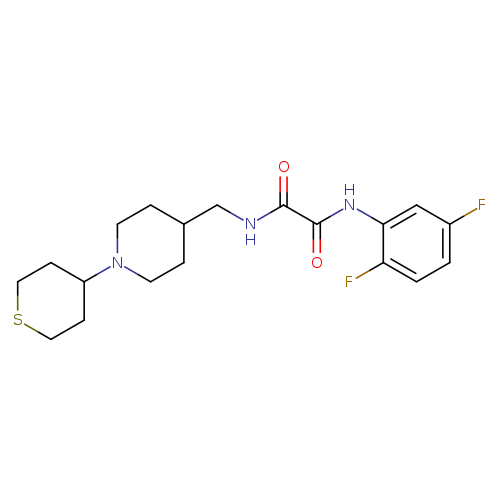 N'-(2,5-difluorophenyl)-N-{[1-(thian-4-yl)piperidin-4-yl]methyl}ethanediamide