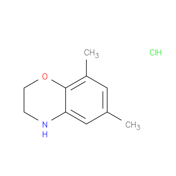 6,8-dimethyl-3,4-dihydro-2H-1,4-benzoxazine hydrochloride