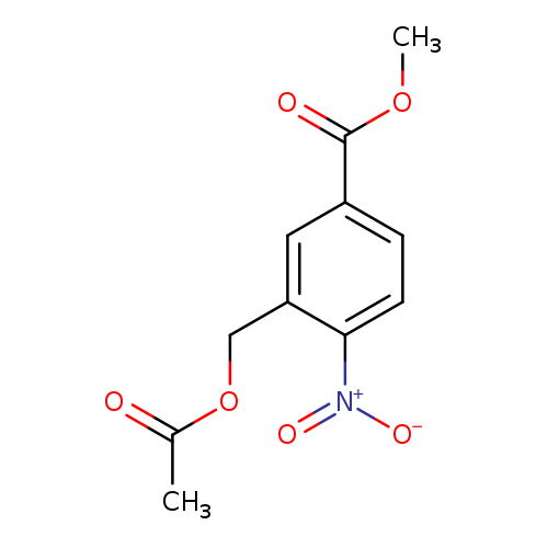 Benzoic acid, 3-[(acetyloxy)methyl]-4-nitro-, methyl ester
