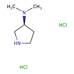 3-Pyrrolidinamine, N,N-dimethyl-, hydrochloride (1:2), (3S)-