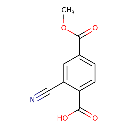 2-cyano-4-(methoxycarbonyl)benzoic acid