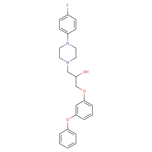 1-[4-(4-fluorophenyl)piperazin-1-yl]-3-(3-phenoxyphenoxy)propan-2-ol