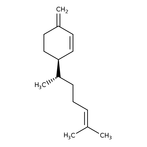 Cyclohexene, 3-[(1S)-1,5-dimethyl-4-hexen-1-yl]-6-methylene-, (3R)-