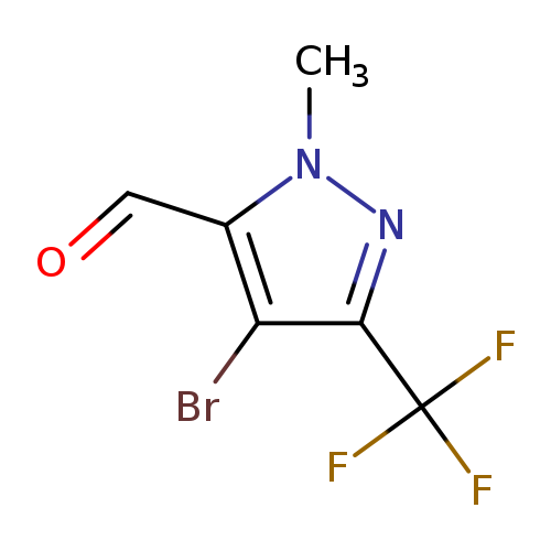 4-Bromo-1-methyl-3-(trifluoromethyl)-1h-pyrazole-5-carbaldehyde