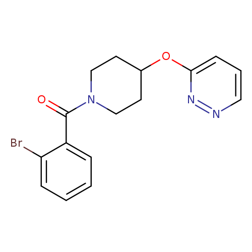 3-{[1-(2-bromobenzoyl)piperidin-4-yl]oxy}pyridazine
