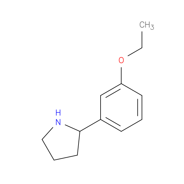 2-(3-ethoxyphenyl)pyrrolidine