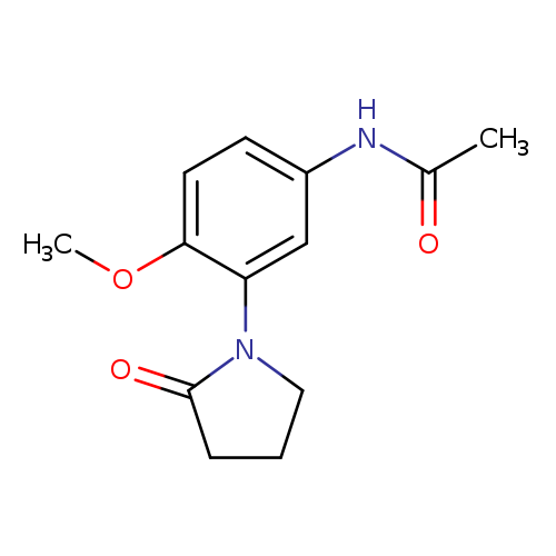 N-[4-methoxy-3-(2-oxopyrrolidin-1-yl)phenyl]acetamide