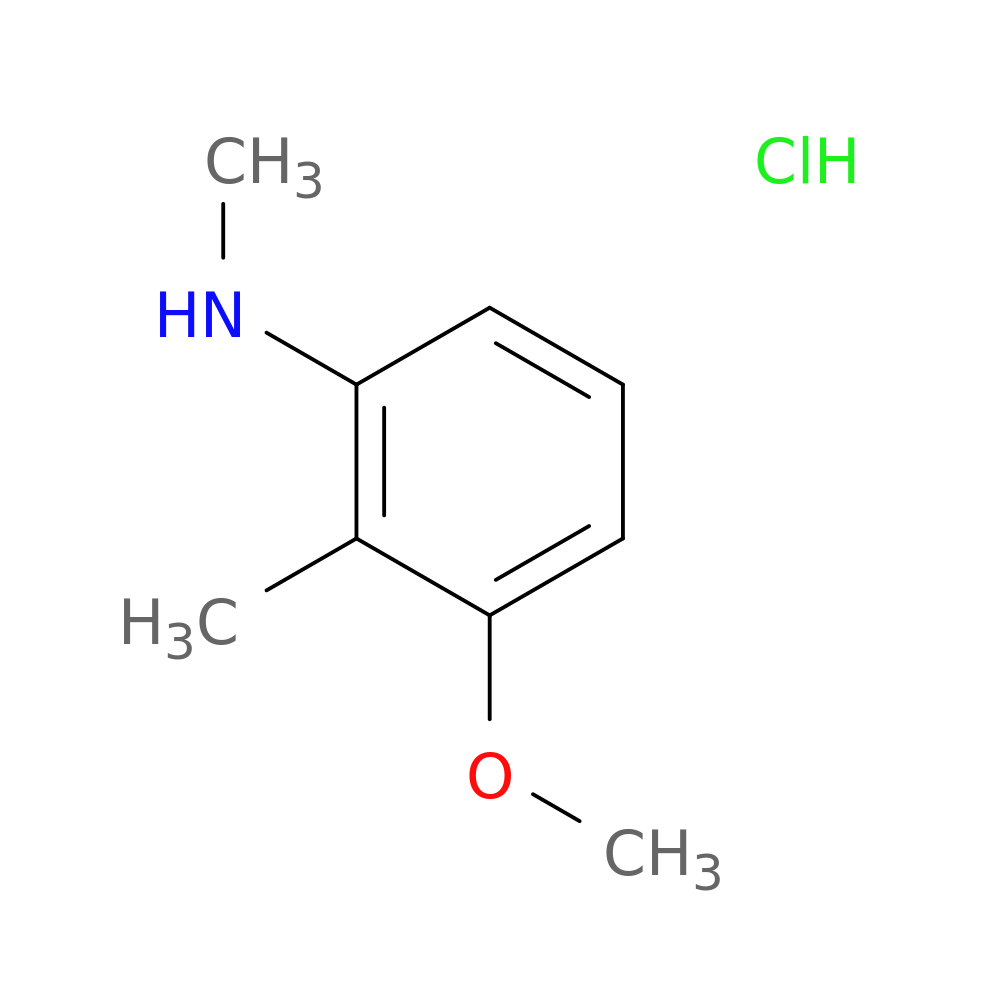 3-methoxy-N,2-dimethylaniline hydrochloride