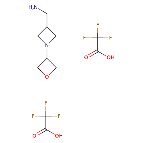[1-(oxetan-3-yl)azetidin-3-yl]methanamine, bis(trifluoroacetic acid)