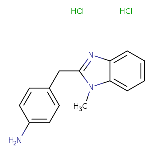 4-[(1-methyl-1H-1,3-benzodiazol-2-yl)methyl]aniline dihydrochloride