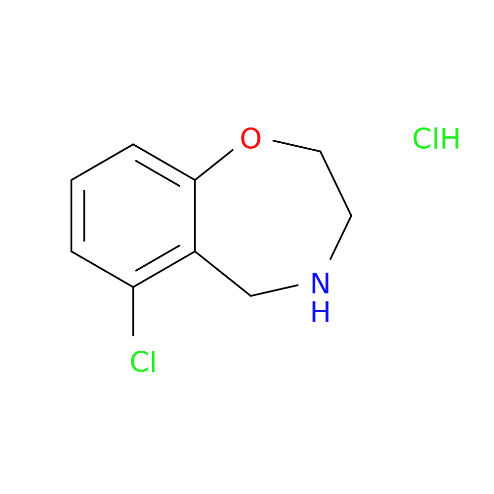 6-chloro-2,3,4,5-tetrahydro-1,4-benzoxazepine hydrochloride