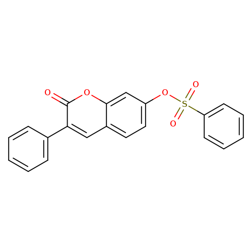 2-oxo-3-phenyl-2H-chromen-7-yl benzenesulfonate