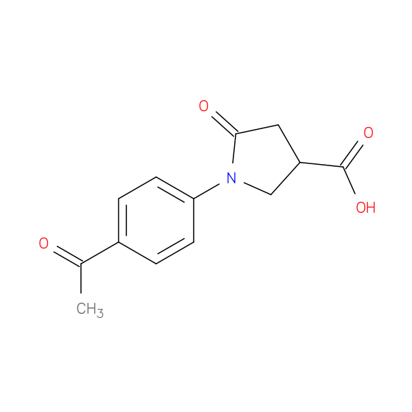 1-(4-Acetylphenyl)-5-oxopyrrolidine-3-carboxylic acid