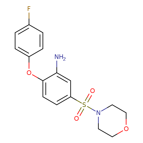 2-(4-fluorophenoxy)-5-(morpholine-4-sulfonyl)aniline