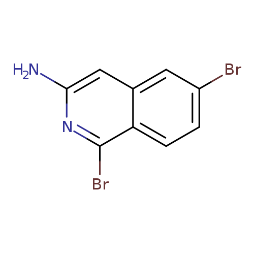 3-Isoquinolinamine, 1,6-dibromo-