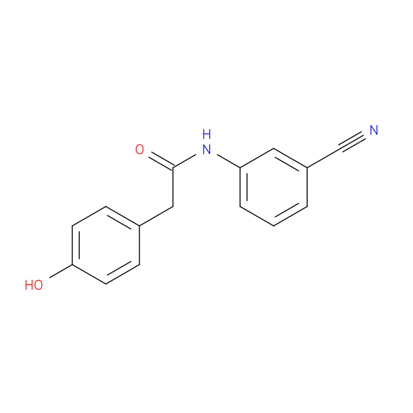 N-(3-CYANO-PHENYL)-2-(4-HYDROXY-PHENYL)-ACETAMIDE