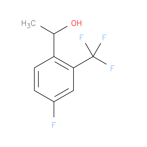 1-[4-fluoro-2-(trifluoromethyl)phenyl]ethan-1-ol