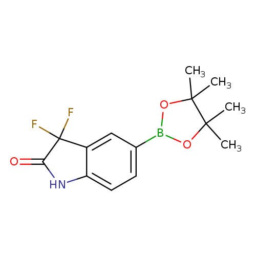 3,3-difluoro-5-(4,4,5,5-tetramethyl-1,3,2-dioxaborolan-2-yl)indolin-2-one