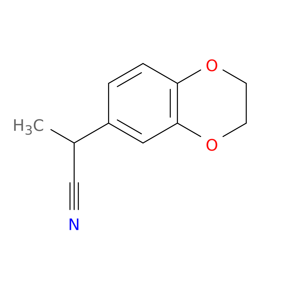 2-(2,3-dihydro-1,4-benzodioxin-6-yl)propanenitrile