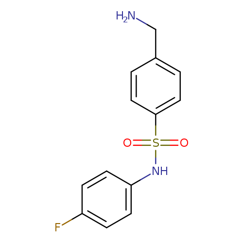 4-(Aminomethyl)-n-(4-fluorophenyl)benzene-1-sulfonamide
