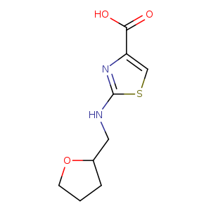 2-{[(oxolan-2-yl)methyl]amino}-1,3-thiazole-4-carboxylic acid