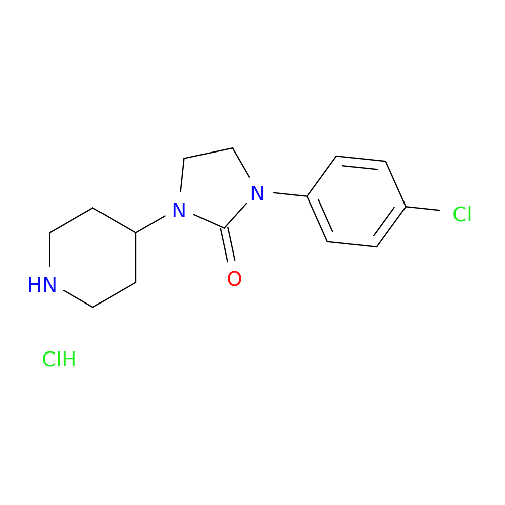1-(4-chlorophenyl)-3-(piperidin-4-yl)imidazolidin-2-onehydrochloride
