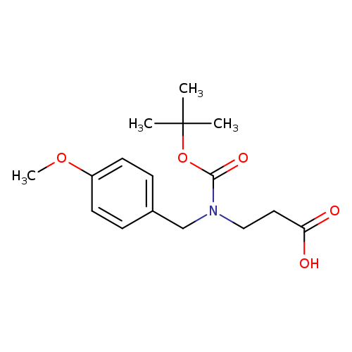 3-{[(tert-butoxy)carbonyl][(4-methoxyphenyl)methyl]amino}propanoic acid