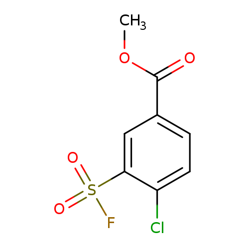 methyl 4-chloro-3-(fluorosulfonyl)benzoate