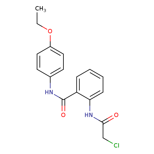2-(2-chloroacetamido)-N-(4-ethoxyphenyl)benzamide