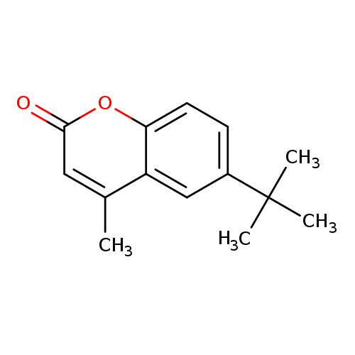 2H-1-Benzopyran-2-one, 6-(1,1-dimethylethyl)-4-methyl-