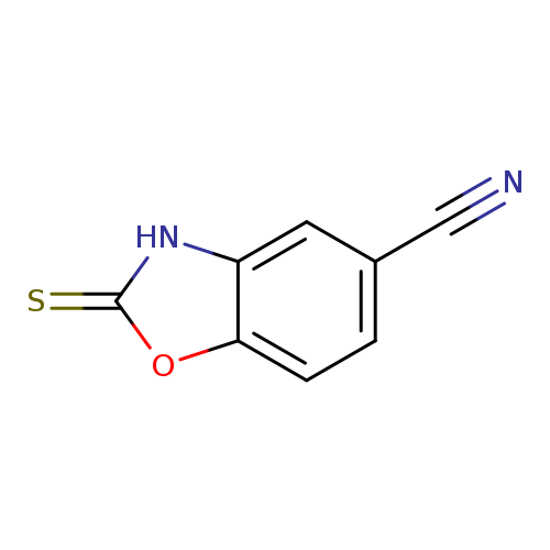 2-Thioxo-2,3-dihydro-1,3-benzoxazole-5-carbonitrile