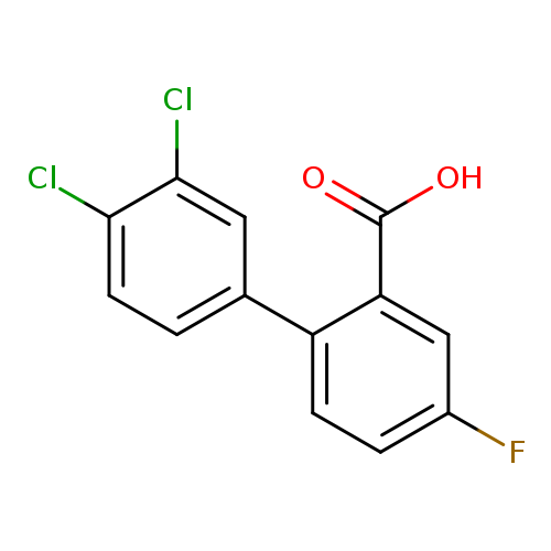 2-(3,4-Dichlorophenyl)-5-fluorobenzoic acid