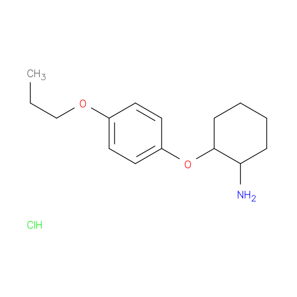 2-(4-propoxyphenoxy)cyclohexan-1-amine hydrochloride