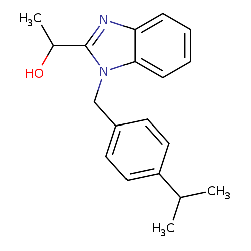 1-(1-{[4-(propan-2-yl)phenyl]methyl}-1H-1,3-benzodiazol-2-yl)ethan-1-ol
