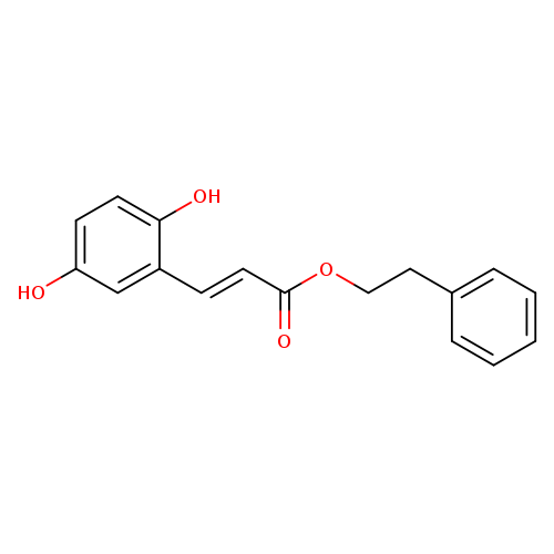 (2E)-3-(2,5-dihydroxyphenyl)-2-propenoic acid, 2-phenylethyl ester