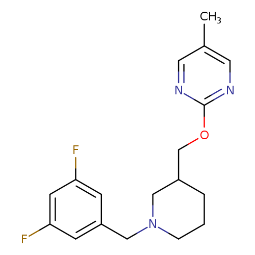 2-({1-[(3,5-difluorophenyl)methyl]piperidin-3-yl}methoxy)-5-methylpyrimidine
