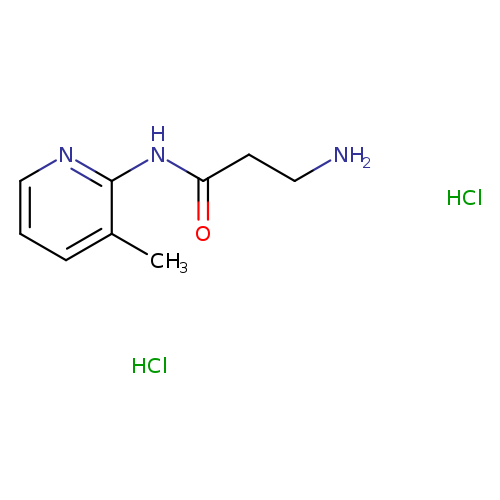 3-amino-N-(3-methylpyridin-2-yl)propanamide dihydrochloride