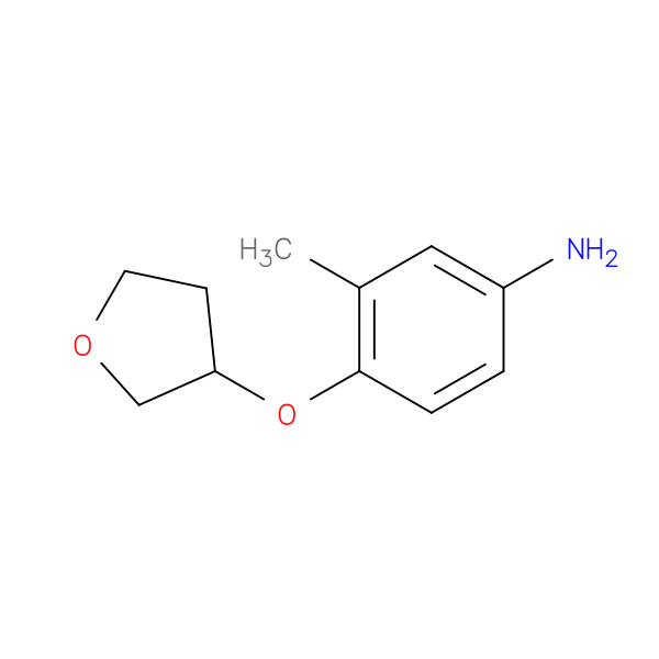 3-Methyl-4-(oxolan-3-yloxy)aniline