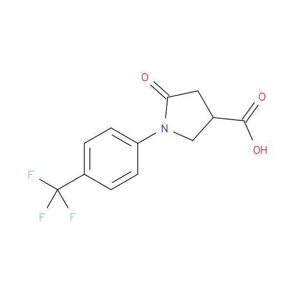 5-Oxo-1-[4-(trifluoromethyl)phenyl]pyrrolidine-3-carboxylic acid