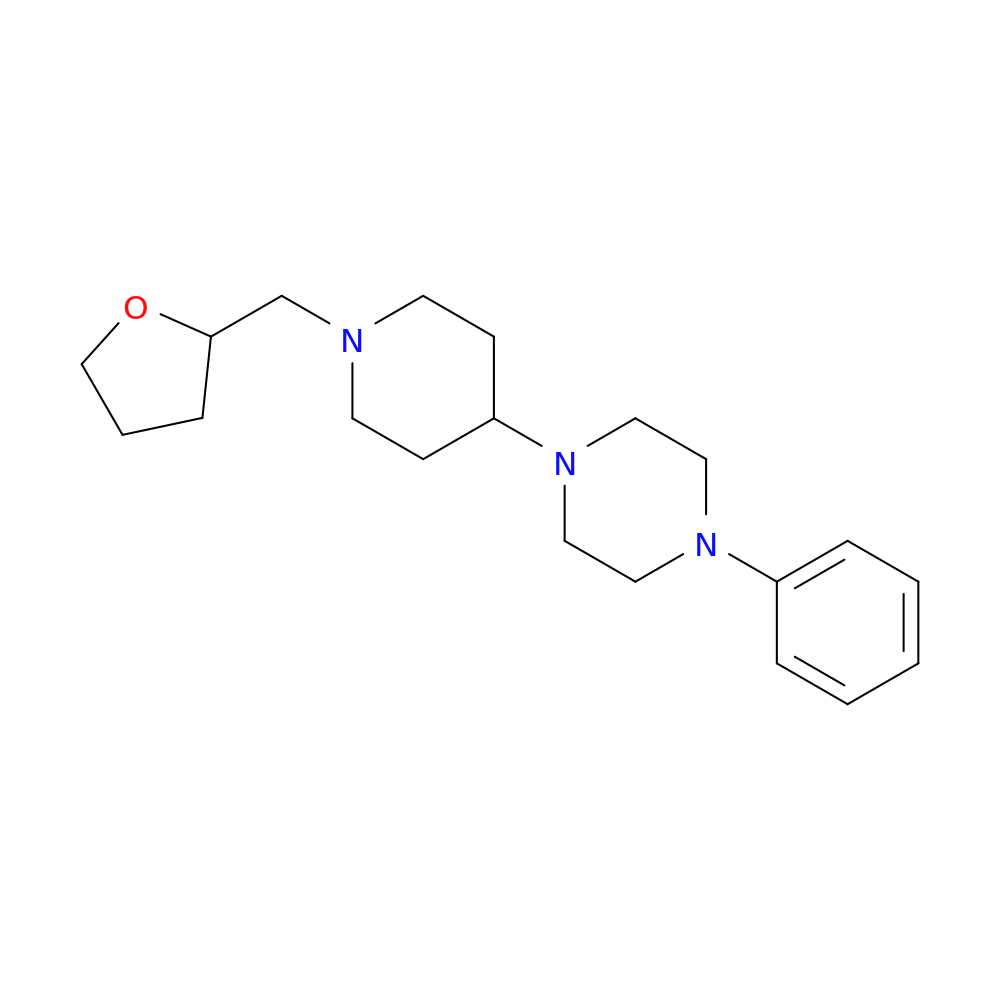 1-{1-[(oxolan-2-yl)methyl]piperidin-4-yl}-4-phenylpiperazine