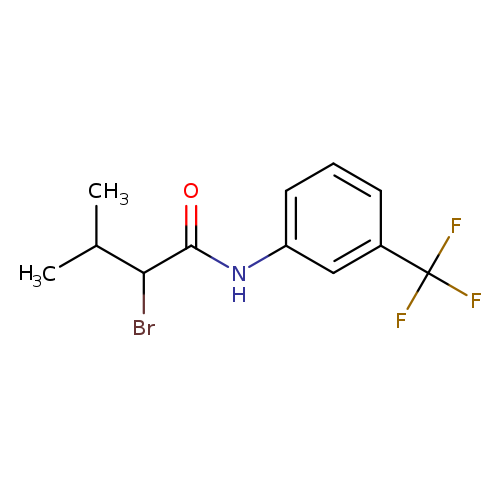 2-bromo-3-methyl-N-[3-(trifluoromethyl)phenyl]butanamide