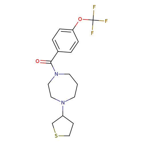 1-(thiolan-3-yl)-4-[4-(trifluoromethoxy)benzoyl]-1,4-diazepane