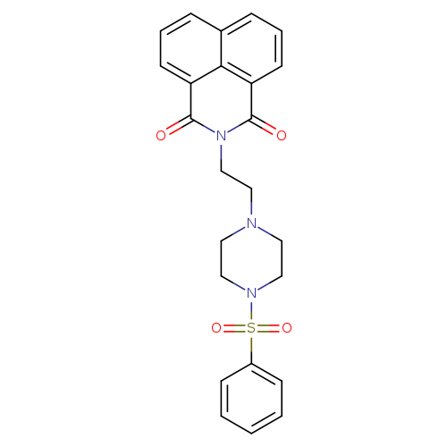 3-{2-[4-(benzenesulfonyl)piperazin-1-yl]ethyl}-3-azatricyclo[7.3.1.0^{5,13}]trideca-1(13),5,7,9,11-pentaene-2,4-dione