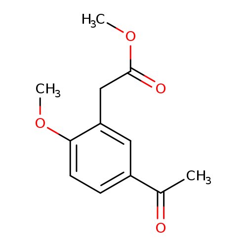 Methyl 2-(5-acetyl-2-methoxyphenyl)acetate